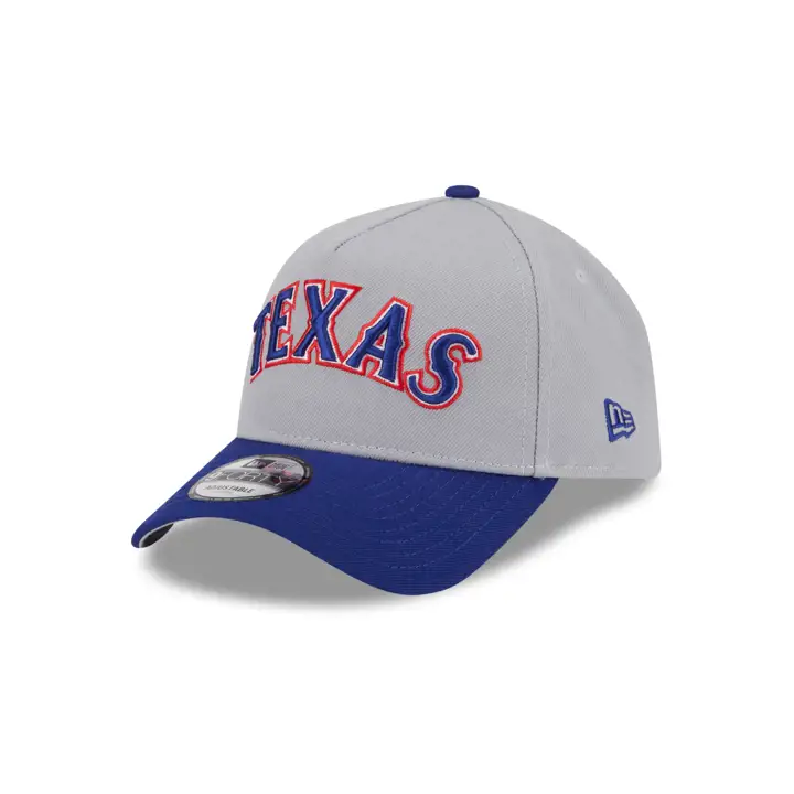 Casquette 9FORTY A-Frame Texas Rangers MLB Script extérieur GRY/RBL/GRY