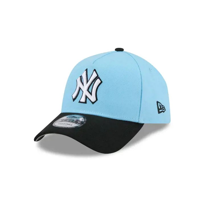 New York Yankees MLB Pastel 9FORTY A-Frame LBL/BLK/GRY