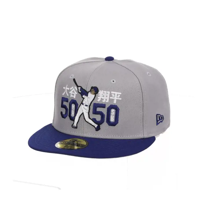 Los Angeles Dodgers MLB Ohtani 50/50 59FIFTY GRY/RBL/GRY