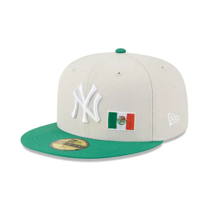 New York Yankees GCS Exclusivité AVR Drapeau MEX 5950 pierre/vert fon/