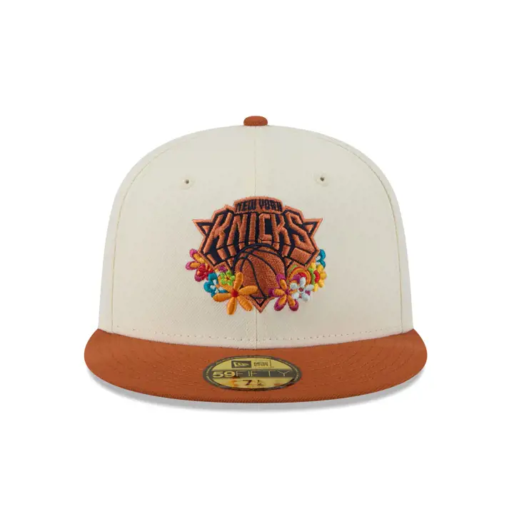 New York Knicks LHD APR Exclusive Flower Power 5950 argent/rouille