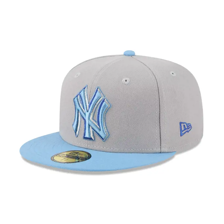 New York Yankees LHD APR Exclusive Bevel 5950 gris/bleu pâle/gris