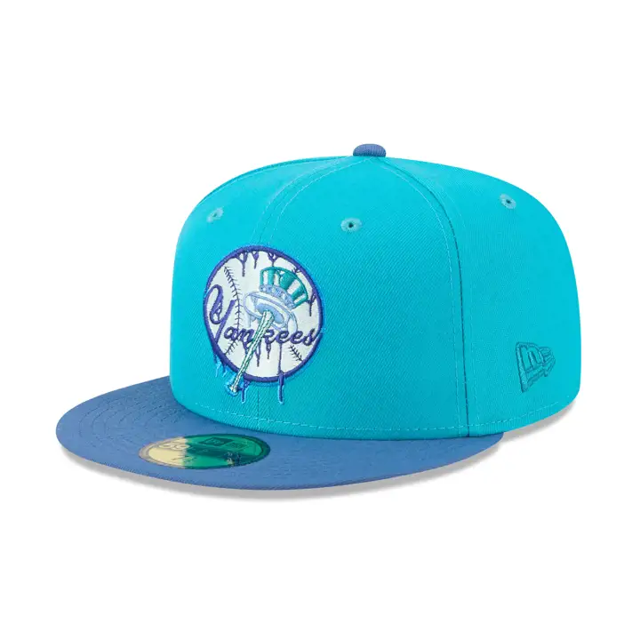 New York Yankees Casquette LHD APR Exclusive Carwash 5950 teal/rbl/gry