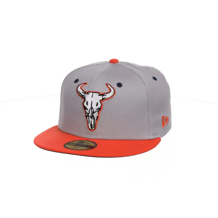 Casquette 59FIFTY HOU Rodeo Gris/Orange/Nouveauté - Édition exclusive LHD FÉVRIER des Houston Astros