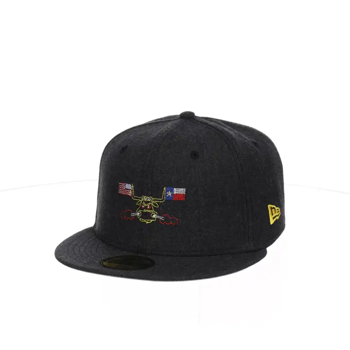 Houston Astros GAU FEB Exclusif HOU Rodéo 59FIFTY NOI/NOI/O