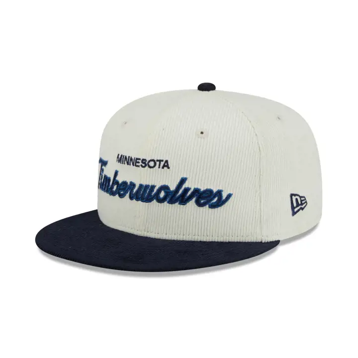 Timberwolves NBA MOA Timberwolves Script CHROME/NAVY 59FIFTY