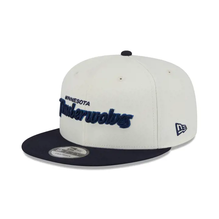 Timberwolves NBA MOA Timberwolves Script CHROME/NAVY 9FIFTY