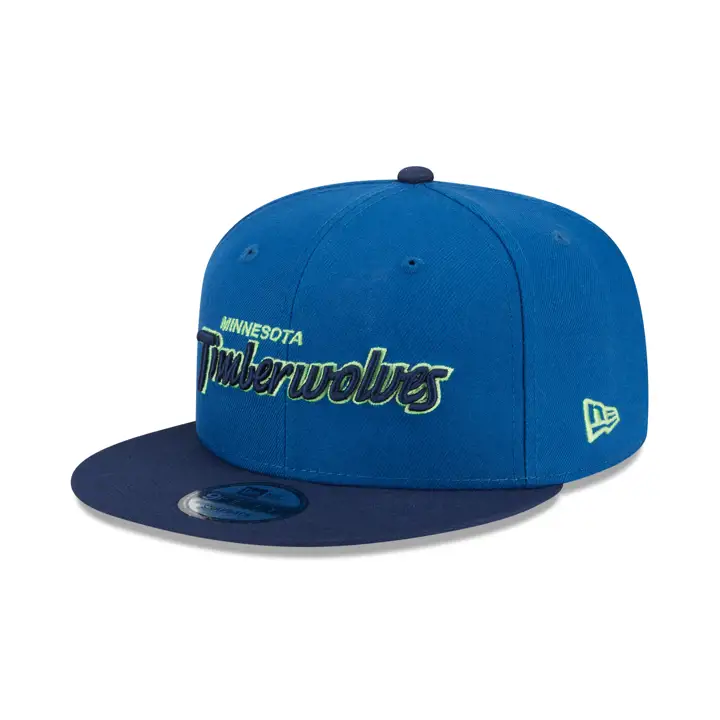 Timberwolves NBA MOA Timberwolves Script BLEU/MARINE 9FIFTY
