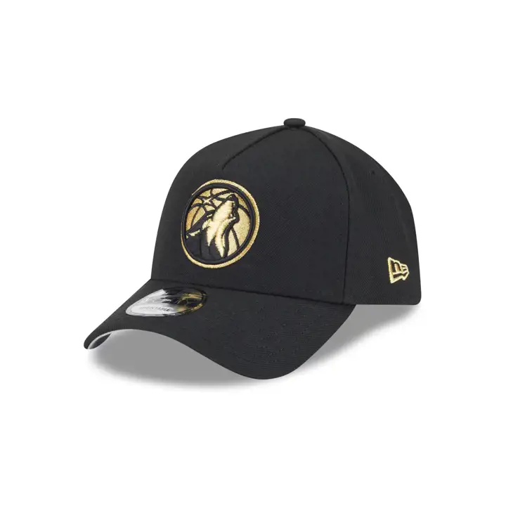 Timberwolves NBA MOA Timberwolves BLK/MET. GOLD 9FORTY A-Fra