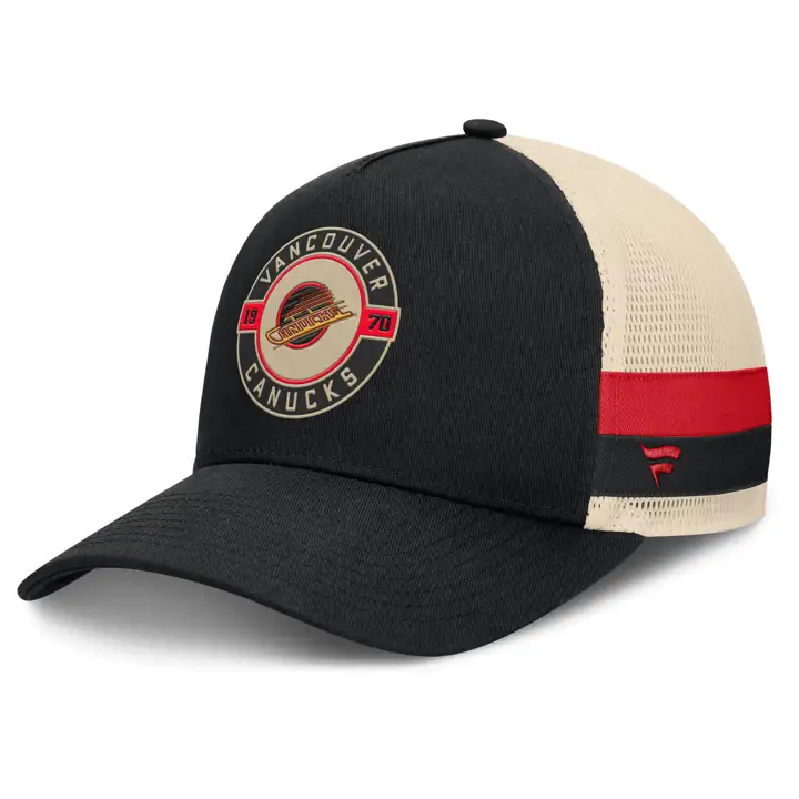 Vancuver Canucks NHL 25 Heritage Trucker TC  BLK