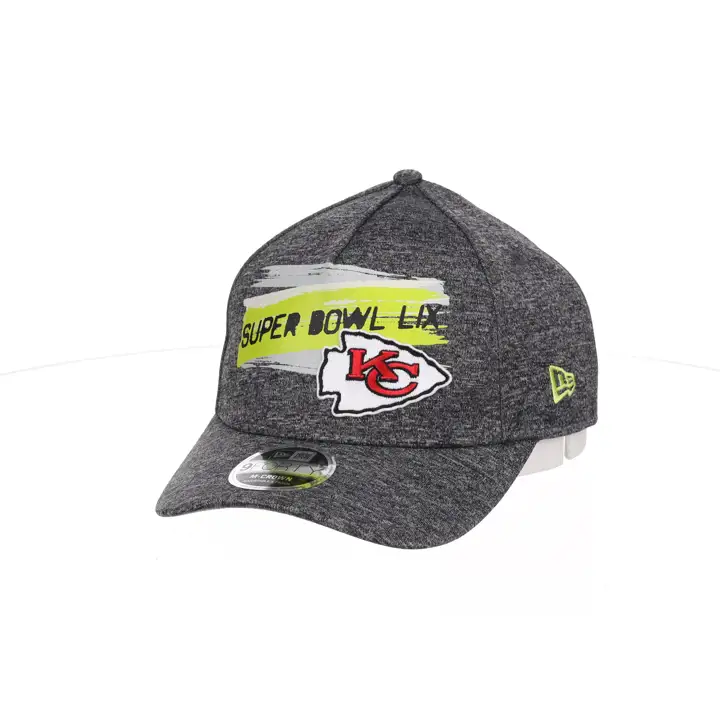 Kansas City Chiefs PARTICIPANT SB LIX 9FORTY GRIS FONCÉ/FONCÉ/GRIS/FONCÉ