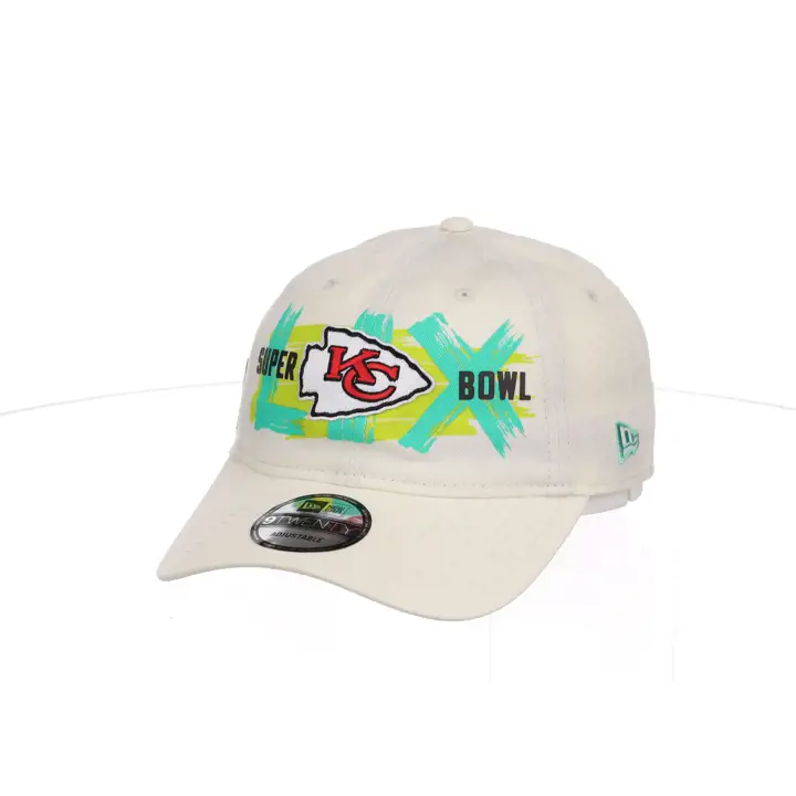 Casquette 9TWENTY Kansas City Chiefs Participant Super Bowl LIX TAN/TAN/TAN