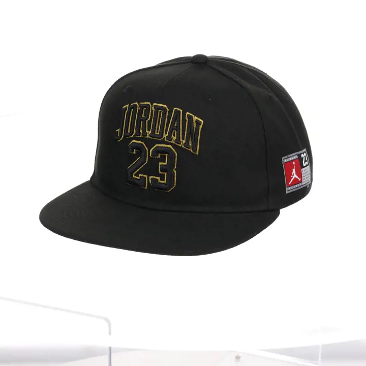 JORDAN Casquette plate jeune blk/gl