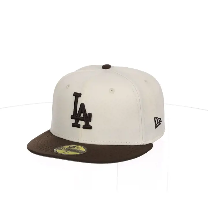 Casquette 59FIFTY MLB Chrome Re-Dub Los Angeles Dodgers marron/argenté