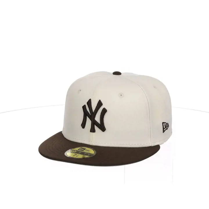 New York Yankees MLB Chrome Re-Dub Brown 59FIFTY silv/marron/gr