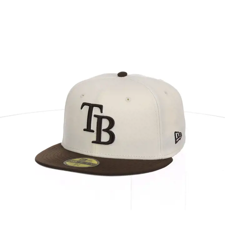 Tampa Bay Rays MLB Chrome Re-Dub Brun 59FIFTY arg/mar/gri