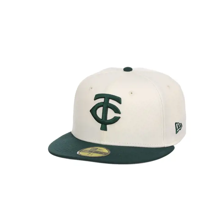 Minnesota Twins MLB Chrome Re-Dub Dk Grn 59FIFTY slv/dkgrn/g