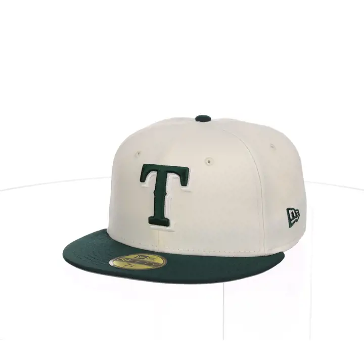 Texas Rangers MLB Chrome Re-Dub Dk Grn 59FIFTY slv/dkgrn/gry