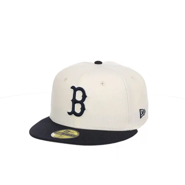 Boston Red Sox MLB Chrome Re-Dub Navy 59FIFTY silv/navy/gry
