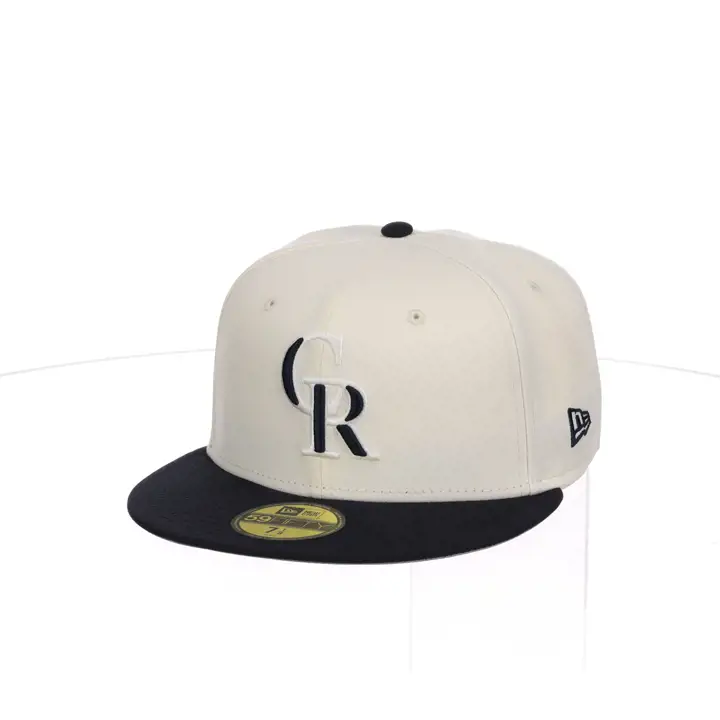 Colorado Rockies MLB Chrome Re-Dub Navy 59FIFTY silv/navy/gr