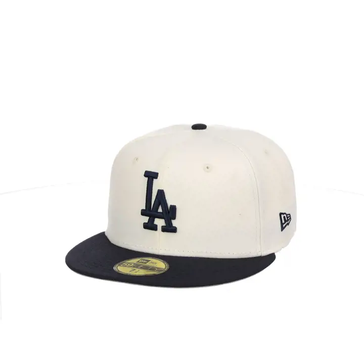 Los Angeles Dodgers MLB Chrome Re-Dub Navy 59FIFTY silv/navy