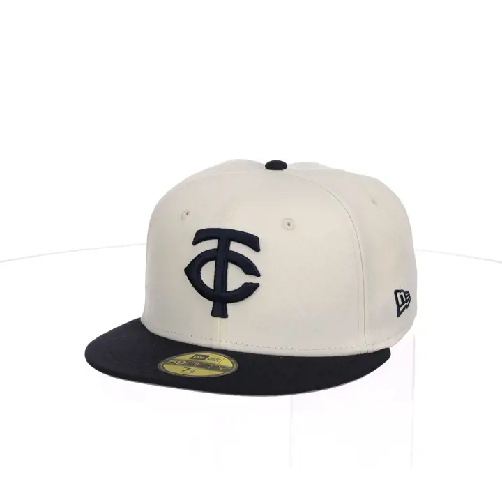 Minnesota Twins MLB Chrome Re-Dub Navy 59FIFTY silv/navy/gris