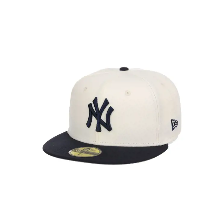 New York Yankees MLB Chrome Re-Dub Navy 59FIFTY silv/navy/gr