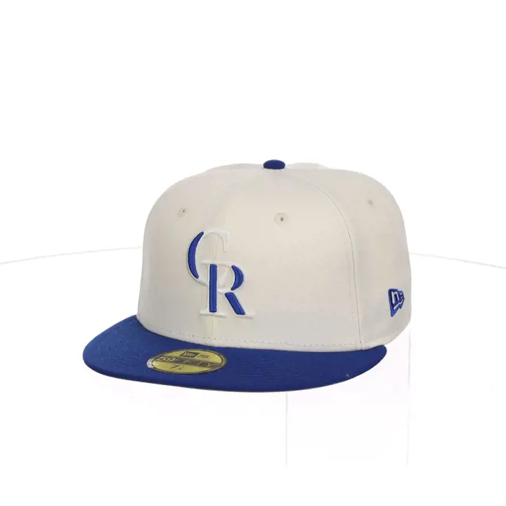 Colorado Rockies MLB Chrome Re-Dub Royal 59FIFTY silv/rbl/gr