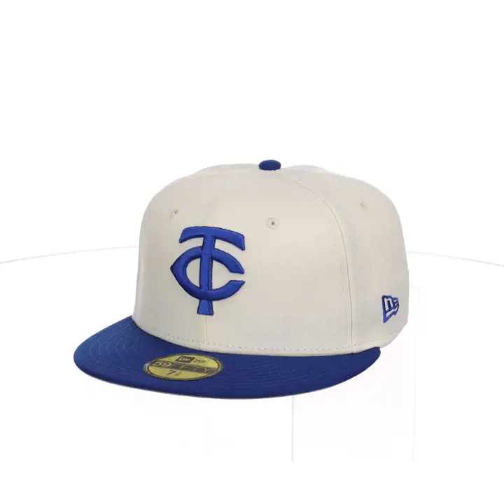 Minnesota Twins MLB Chrome Re-Dub Royal 59FIFTY silv/rbl/gry
