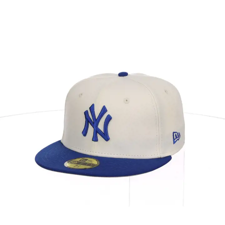 New York Yankees MLB Chrome Re-Dub Royal 59FIFTY silv/rbl/gr