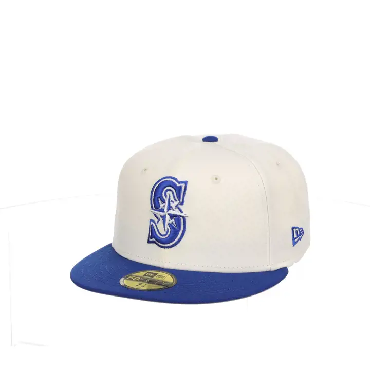 Seattle Mariners MLB Chrome Re-Dub Royal 59FIFTY silv/rbl/gr
