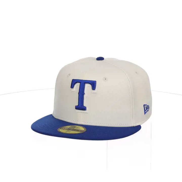Texas Rangers MLB Chrome Re-Dub Royal 59FIFTY silv/rbl/gris