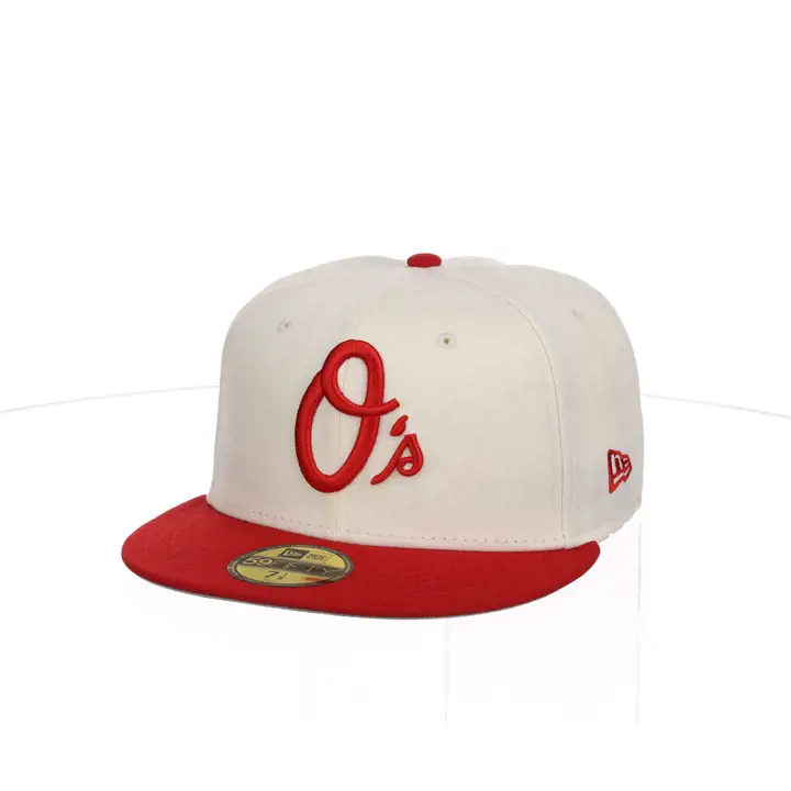Baltimore Orioles MLB Chrome Re-Dub Rouge 59FIFTY arg/rouge/gris