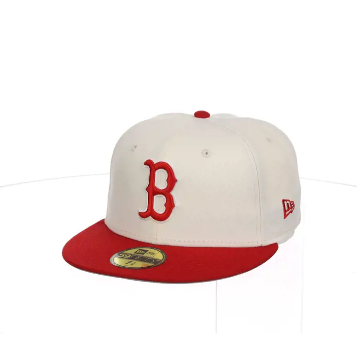 Boston Red Sox MLB Chrome Re-Dub Red 59FIFTY silv/red/gry