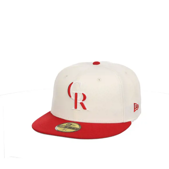 Colorado Rockies MLB Chrome Re-Dub Rouge 59FIFTY arg/rouge/gri