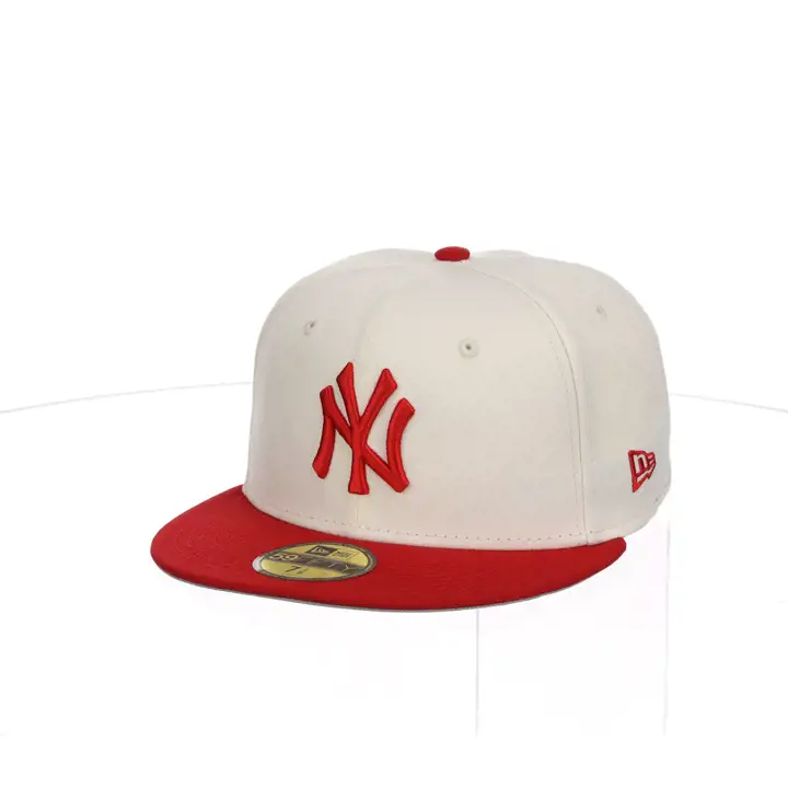 New York Yankees MLB Chrome Re-Dub Rouge 59FIFTY arg/rouge/gris