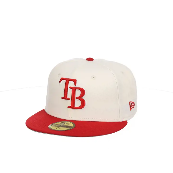 Tampa Bay Rays MLB Chrome Re-Dub Rouge 59FIFTY arg/rouge/gris