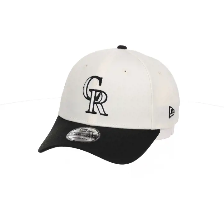 Colorado Rockies MLB NEW ERA CHROME/NOIR 9FORTY CHROME/NOIR