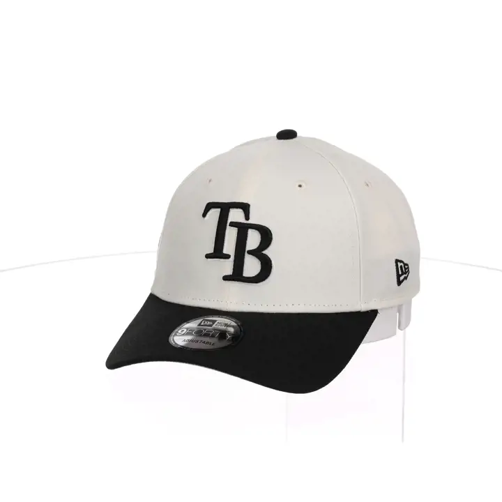 Tampa Bay Rays MLB NEW ERA CHROME/NOIR 9FORTY CHROME/NOIR