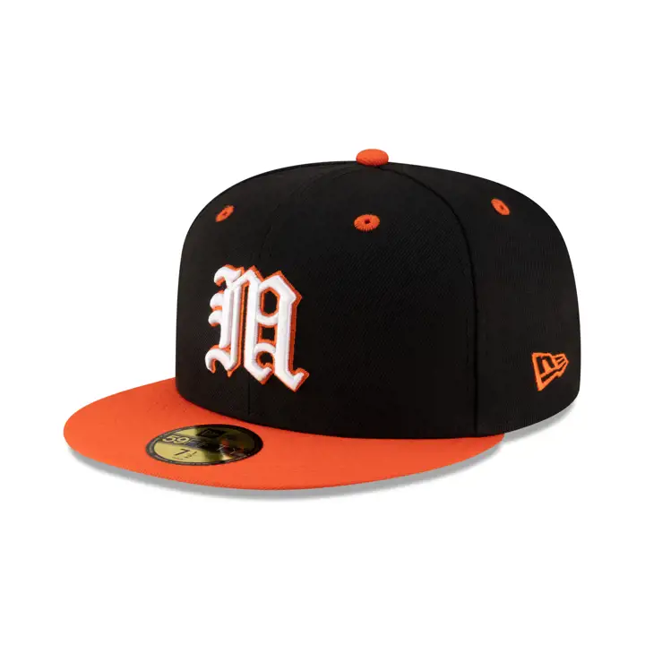 Miami Hurricanes NCAA Casquette de baseball 59FIFTY Blk/Org