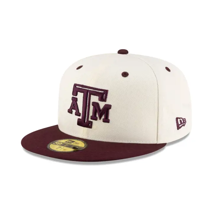 Texas A&M Aggies NCAA Baseball casquette 59FIFTY silv/mar