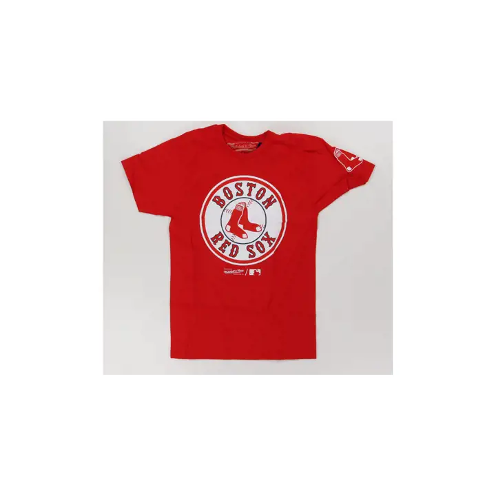 T-shirt Boston Red Sox MLB M&N Basic Logo Rouge