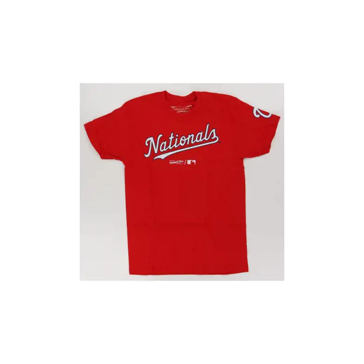 T-shirt à logo basique Washington Nationals MLB M&N rouge