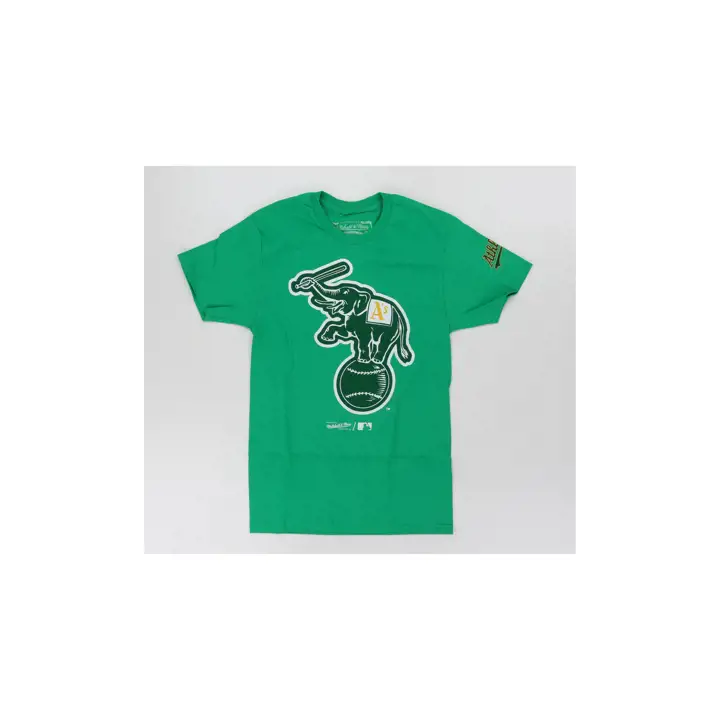 Oakland Athletics MLB M&N T-Shirt Logo Basique Vert