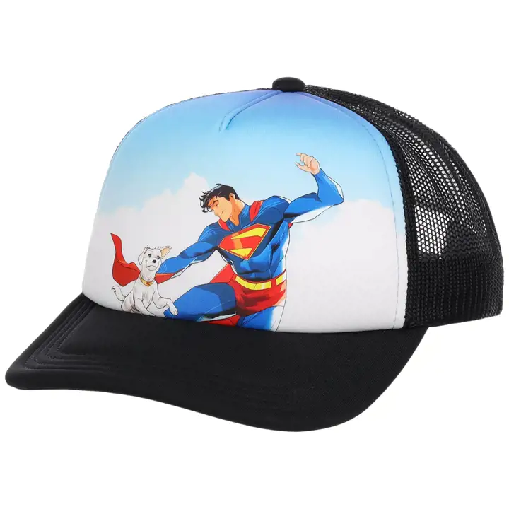 Superman Superman & Krypto Casquette de baseball en mousse AST/NOIR