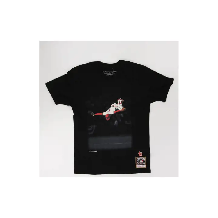 T-Shirt MLB St. Louis Cardinals M&N Moments Ozzie Smith Noir