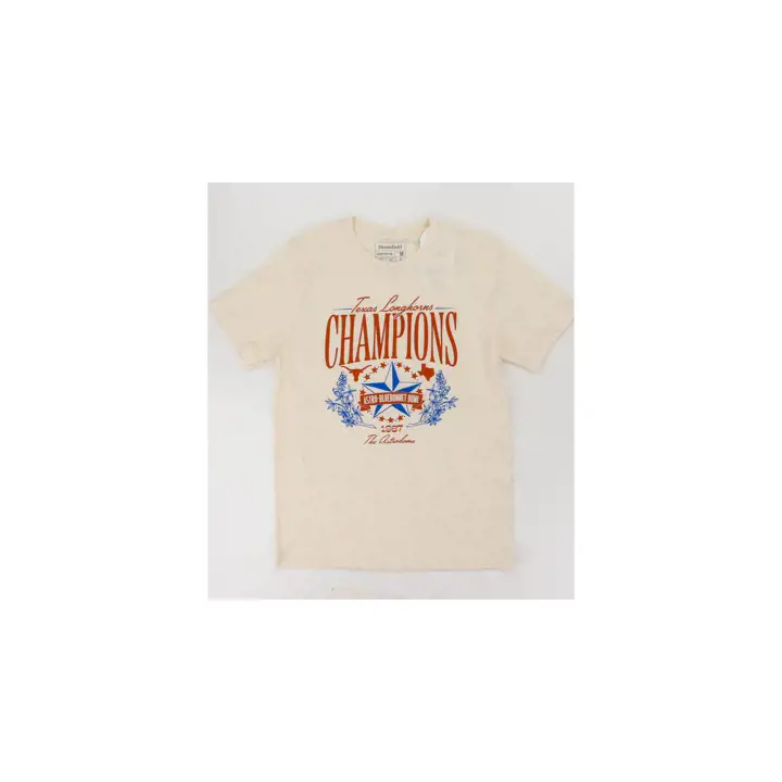 T-shirt Texas Longhorns NCAA TX 2007 Champion National Graphique N