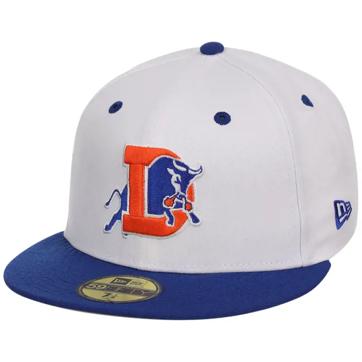 Durham Bulls MLB BTS Glue 59FIFTY  blanc/bleu roi/gris