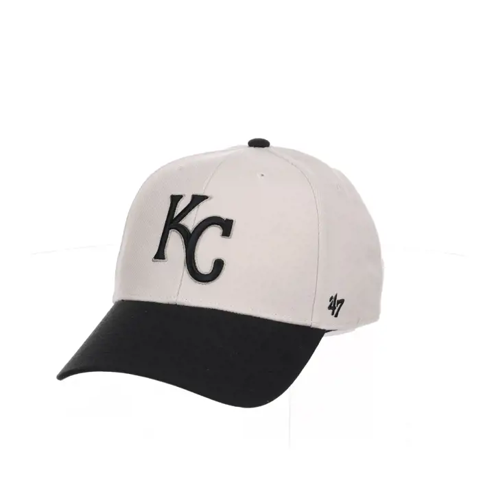 Casquette MVP '47 Kansas City Royals MLB Bone/Black TT Side Patch BONE