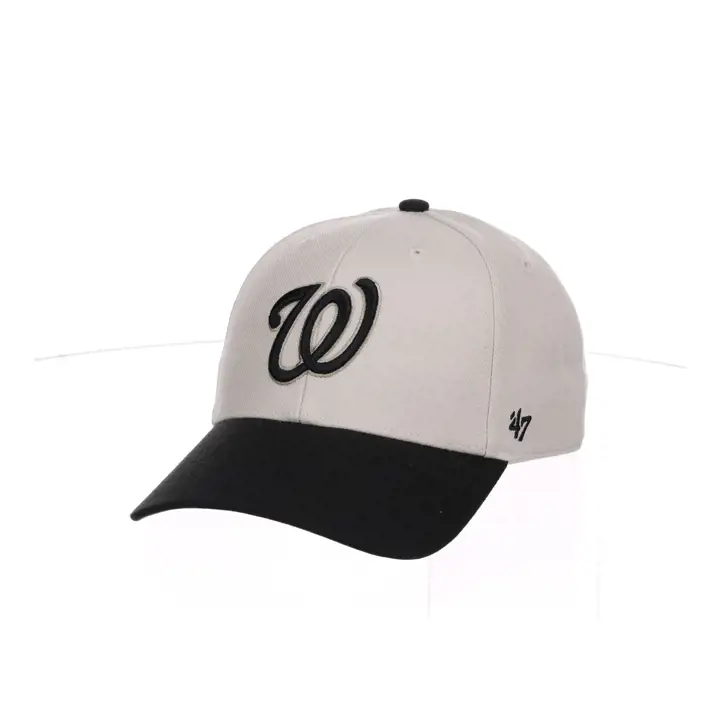Casquette Washington Nationals MLB Bone/Black TT Side Patch '47 MVP BO